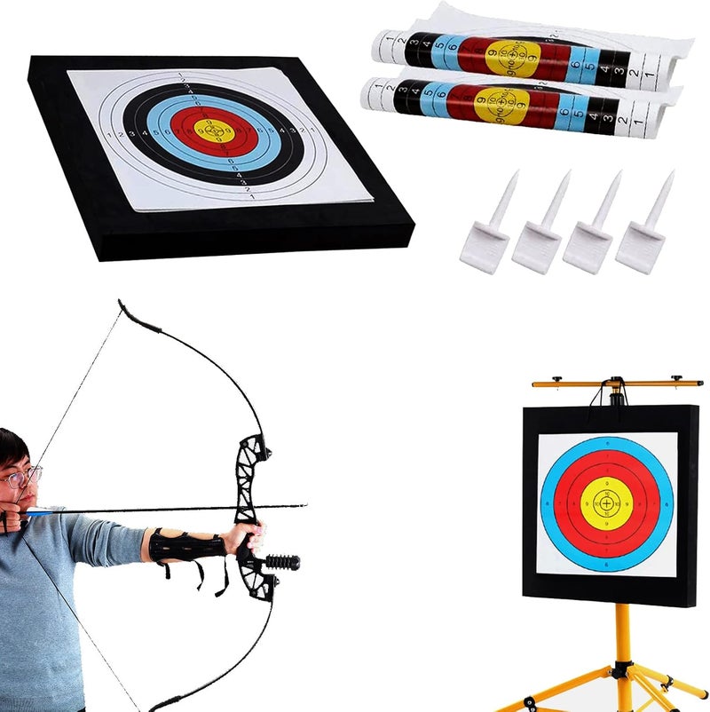 SOPOGER Archery Target for Backyard Adult, Easy Arrow Removal Bow Target, Durable Bow and Arrow Target for Youth Outdoor Shooting Practice - Image 1